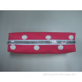 Promotional Wave Point Rose Red PVC/PU Pencil Bags For School& Office